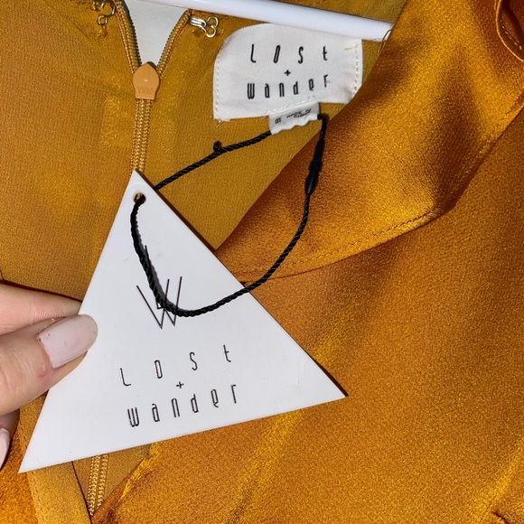 Lost + Wander Dawn Wrap Mini Dress NWT medium - Picture 6 of 7